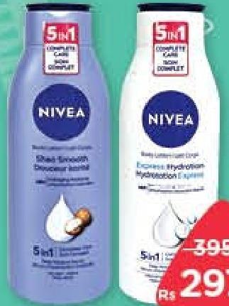 Nivea Body Lait Men Deep, Cocoa Butter, Eclaircissant, Express Hydratation, Nourishing, Smooth Sensation 400 ml