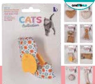 Cats Collection Fabric Toy 10x15x3cm