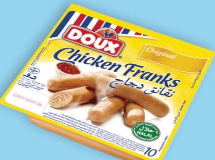 Doux Chicken Franks 340G (Gamme)