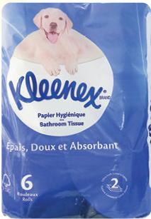Kleenex Carrier Bag Toilet Paper x6