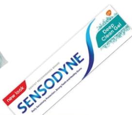 Sensodyne Dentifrice 75ml Deep Clean Gel / Extra Fresh