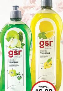GSR Essentiels Liquide Vaisselle all refs - 750ml