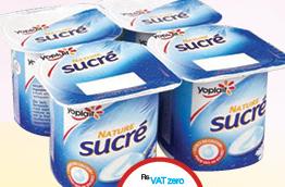 Yoplait Nature Sucré - 125g (unité)