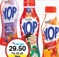 Yoplait Yop all refs - 250g (unité)