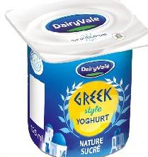 Dairyvale Greek Nature Sucré 125g