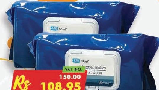 Aab BB Soft Adult Wipes x80