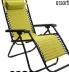 Fauteuil de camping pliable 65 x 160 x 110 cm