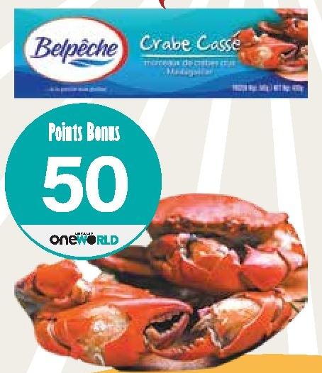 Belpêche Crab Cassé de Madagascar 500g