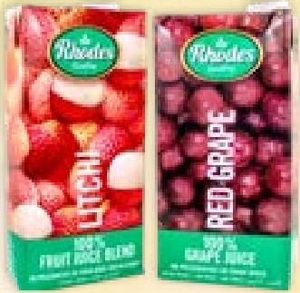 Rhodes Jus 1lt (Litchi & Red Grape)