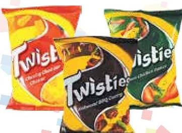 Twisties Flavoured Corn Snacks 60g