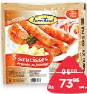 Farmstead 5 Sausisses Poulet au Fromage 250 g
