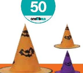 Halloween Witch Hat 33x33x30cm