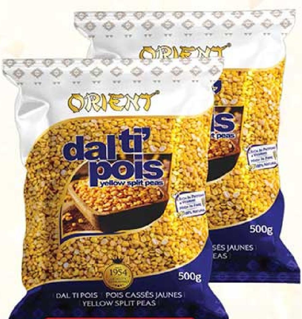 ORIENT DHOLL PETIT POIS 500G