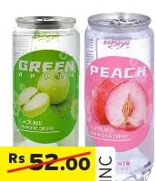 Elisha Flavoured Sparkling Water Green Apple & Peach 350ml