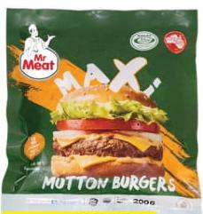 Mr Meat Maxi Mutton Burger 2 x 100g