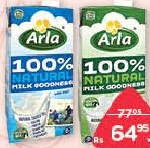 Arla Lait Uht Full Cream, Low Fat 1L