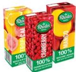Rhodes 100% Fruit Juice Blend 200ml