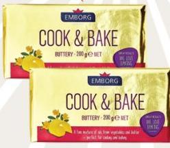 Emborg Cook & Bake Buttery 200g