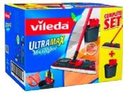 Vileda Ultramax Microfibre Mop Set with Bucket