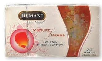 Hemani Mix Herbs for Cold/Help Digest/Cholesterol/Throat Comfort 40g