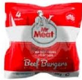 Mr Meat Beef Burgers, 4 pack, 200g