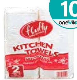 Fluffy Kitchen Towel x 2