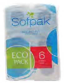 SOFTPAK Toilet Rolls 1 Ply-6's