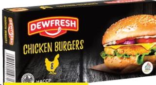 DEWFRESH CHICKEN BURGER BOX X 8 / JUMBO CHICKEN BURGER X 4 400G / CHICKEN BURGER X 10 500G