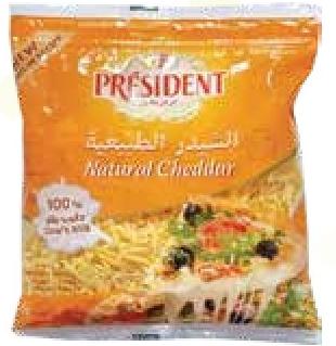 Président Natural Cheddar Shredded 400g