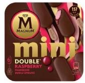 Magnum Mini Double Raspberry Ice Cream 6 x 55 ml