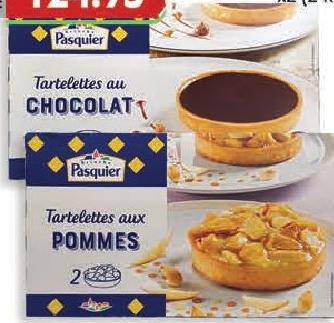 Pasquier Tartelettes au Pomme/Choc x2 (2 Refs)