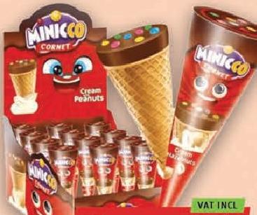 Minicco Wafer Choc Peanut/Hazelnut/Strawberry 25g
