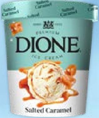 DIONE Premium Glace Tub Salted Caramel 475ml
