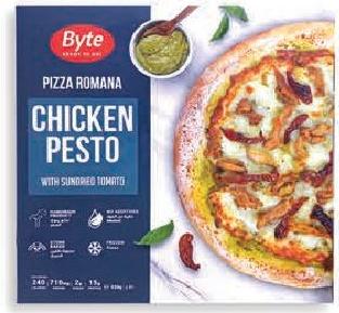 Byte Pizza Romana Chicken Pesto 520g
