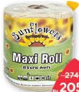 Sunflowers Maxi Roll Tissue Paper Brown Colour 600 g