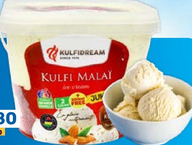 Kulfi Dream Malai Ice Cream Tub 2lt + 200ml