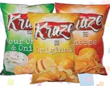 Kraze Flavoured Potato Chips 125g