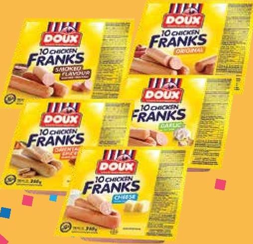 Doux Chicken Franks 340g