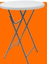 Table de jardin haute pliable, Dimension : 80 x 110 cm
