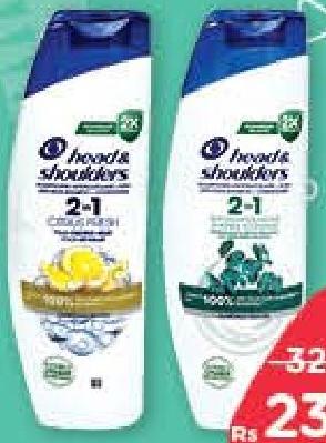 Head & Shoulders Shampoo Classic, Menthol, 2 in 1 Anti-Démangeaisons, Citron Fresh, Menthol 300 ml