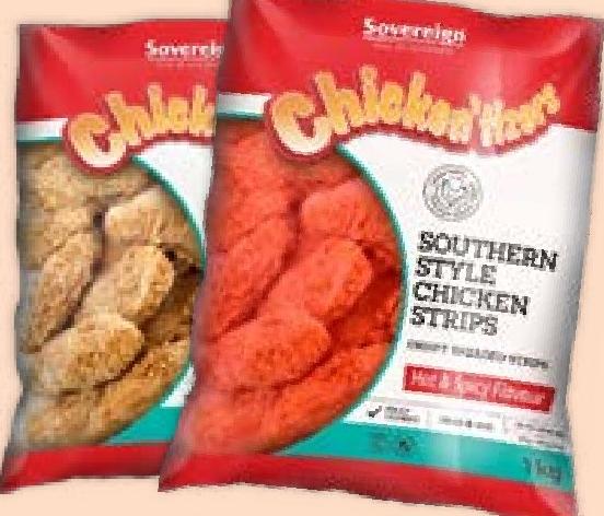 Chicken'tizers Boneless Strips 1kg (Original/ Spicy)