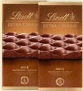 LINDT Extra Creamy Chocolate 80g