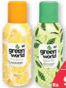 Green World Eau de Cologne Spray Toute la Gamme 150 ml