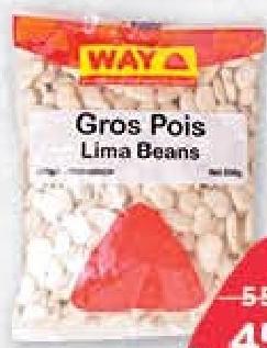 Way Gros Pois Lima Beans 500 g