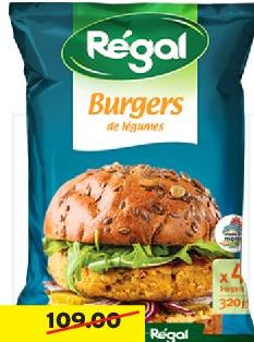 Régal Burgers de Légumes / Catelesses 320g