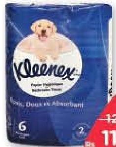 Kleenex 6 Carrier Bag Toilet Paper 2 Ply