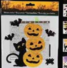 Halloween Window Stickers 20x20cm