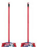 Vileda 3 Action Fibre Revolution Broom with Handle