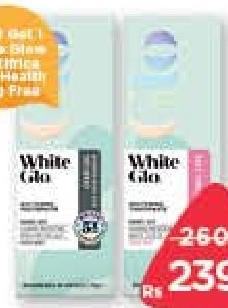 White Glo Dentifrice Charcoal Deep Stain Remover, Enamel Care, Express White 115 g