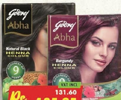 Abha Henna Colour 60g (3 Refs)